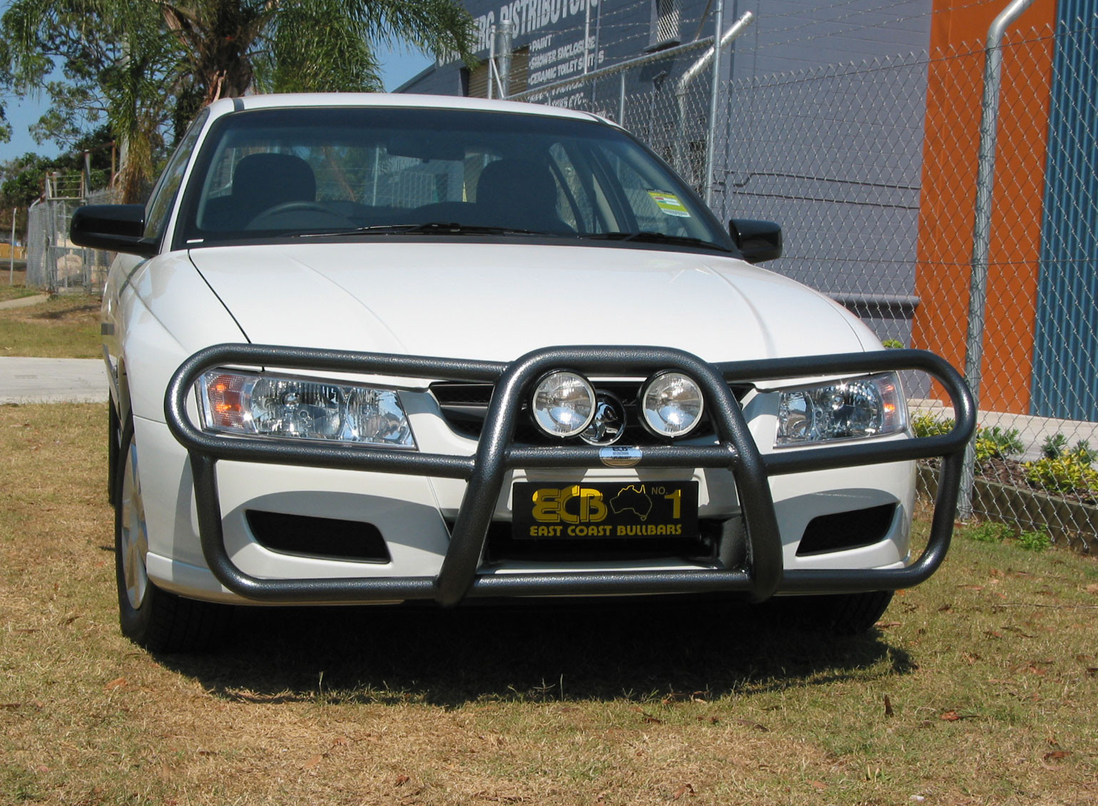 vz commodore bull bar